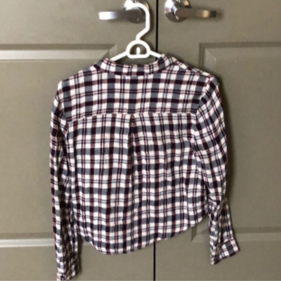 Cropped plaid shirt - Picture 2 of 2